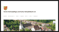 Desktop Screenshot of heimatverein-kaempfelbach.de