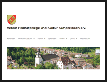 Tablet Screenshot of heimatverein-kaempfelbach.de